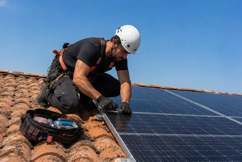 Maintenance et monitoring de panneaux solaires à Cernex