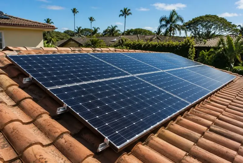Installation de panneaux solaires à Cernex